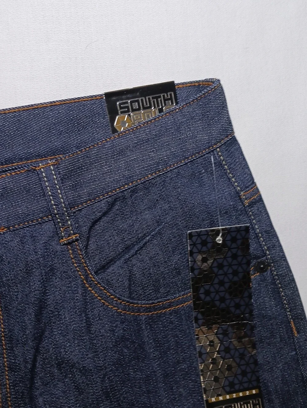 Vintage Southpole Mens Relaxed Fit Jeans 36X32 Raw Indigo Blue Denim Y2K